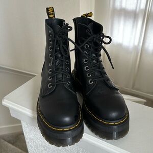 Dr. Martens Jadon platform boots Virginia leather